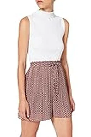 Scotch&Soda Tailleplooien en shorts voor dames met hoge tailleband, , XL