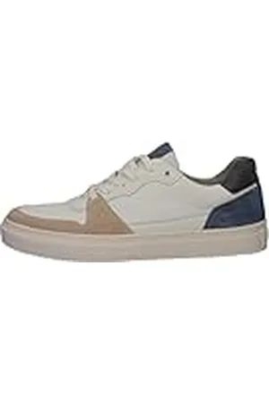 TOM TAILOR 7458000003 Sneakers voor heren, wit-marineblauw, 40 EU, , 40 EU