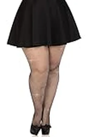 Leg Avenue Fishnet crystalized tights +, Einheitsgröße(Zwart)