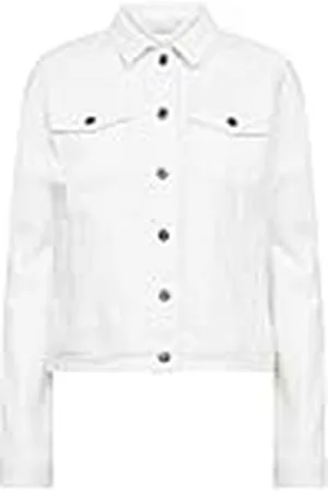 Kaffe Kazelina Jeansjack voor dames, lichte denim, overgangsjas, , 36