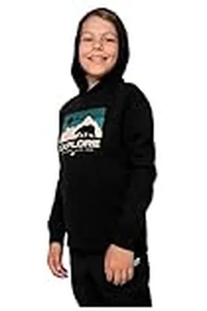 4F Sweatshirt M241 Color Deep Black, maat 128 voor heren, , 128