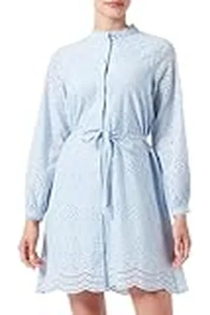 SELECTED Dames Slftatiana Ls Short Embr Dress Noos blousejurk, , 34