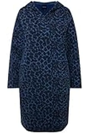 Ulla Popken Sweatjurk voor dames in luipaardprint, , 54-56