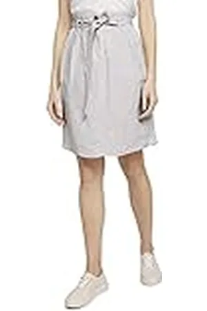 TOM TAILOR Dames rok met hoge taille van linnen 1025864, , 34