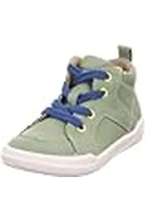 Superfit Superfree eerste wandelschoenen voor jongens, Licht Groen Blauw 7510, 3.5 UK Child Wide