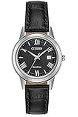 Citizen Dames analoog kwartshorloge met lederen armband FE1081-08E, , , armband