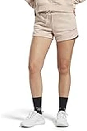 Reebok Vrouwen Doorbuster Identiteit Franse Terry Shorts, Soft Ecru, L, , L