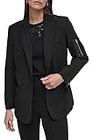 DKNY Dames L/S Ponte Twill Blazer, , M