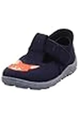 Superfit Jungen HAPPY Hausschuhe, blau 8000