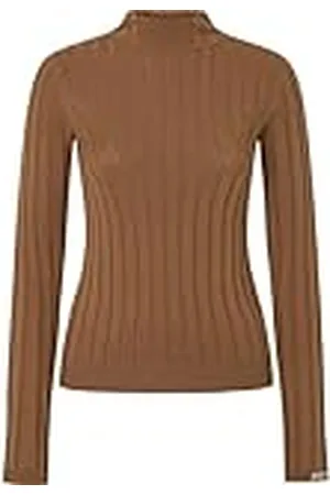 Pepe Jeans Dames Izabel Coltrui, Knitwear, Bruin, XL, , XL