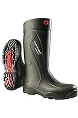 Dunlop C762241 S5 PUROFORT+ veiligheidslaarzen voor volwassenen, uniseks, donkergroen/ ., 44 EU