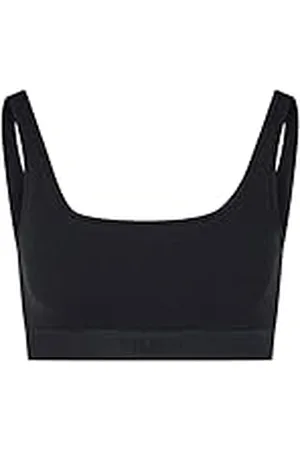 HUGO BOSS Dames Rib Bralette, Black1, L