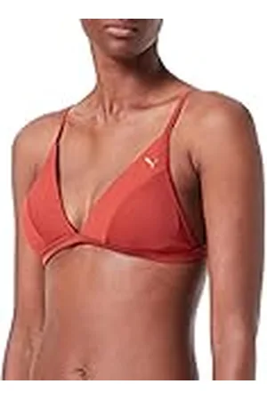 PUMA Dames Zwemkleding Ribbed Triangle Bikini Top