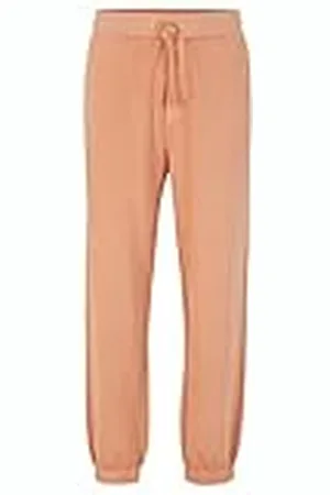 HUGO BOSS Dorez Joggingbroek voor heren, van katoen-terry met logo-patch, , XS