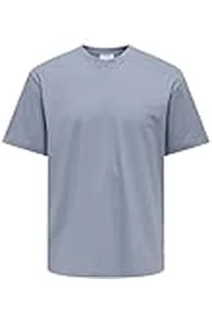 Only & Sons T-shirt voor heren, losse pasvorm, stone, M