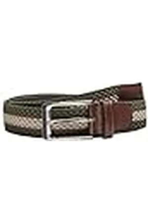 Only & Sons Heren ONSLINUS gevlochten STRIBE riem riem, Olive Night, 95, , 95