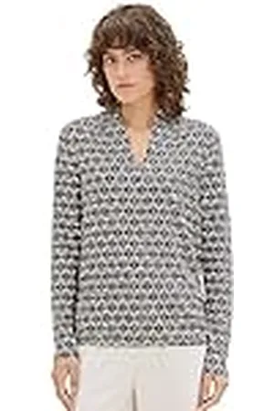 TOM TAILOR T-shirt met lange mouwen voor dames, , M