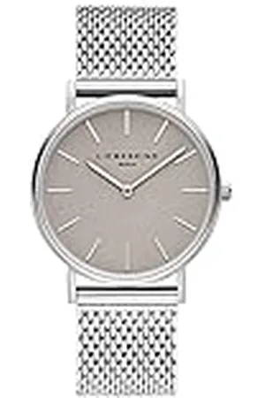 liebeskind Dameshorloge, analoog kwartshorloge met roestvrij stalen band, , 34 mm, modern