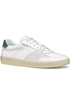 Geox U AFFILE B sneakers voor heren, wit/avio, 44 EU, , 44 EU