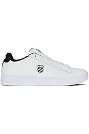 K-Swiss Court Shield II sneakers voor dames, wit/zwart/wit, 39,5 EU, , 39.5 EU