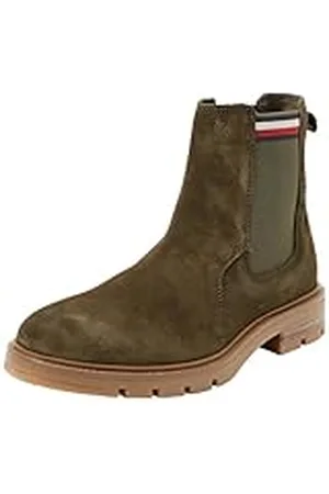 Tommy Hilfiger Heren Corpoarte Hilfiger Suede Chelsea Outdoor Laarzen, , 46 EU