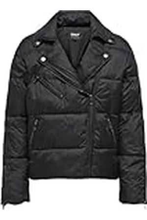 ONLY ONLVANILLA Puffer Biker Jacket OTW gewatteerde jas, , S, , S