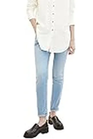 TOM TAILOR Dames Tapered Fit Jeans 1036916, , 32W / 32L