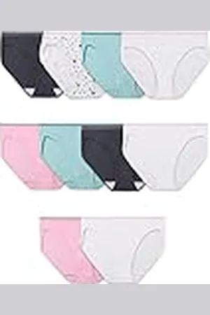 Fruit Of The Loom Ondergoed katoenen bikini panty multipack stijl (10-pack) dames, , 7