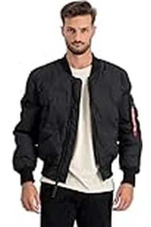 Alpha Industries MA-1 Emb. Logo Puffer Bomber Jacket voor Mannen Black
