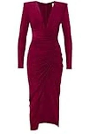 Swing Nicol_Bordo cocktailjurk voor dames, , 42