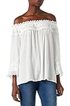 Cream Crbea kanten blouse voor dames, , 44