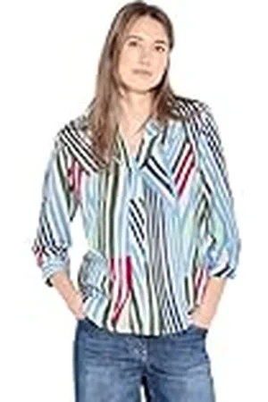 CECIL Blouse van katoen, , XS
