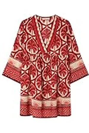 Women secret Tuniek Tropique strandpak voor dames, rode print, L