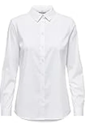 JDY Mio L/S Shirt voor dames WVN Noos Blouse, wit (wit), 36