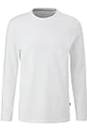 QS by s.Oliver Herenshirt met lange mouwen met vlamgarenstructuur, , 3XL
