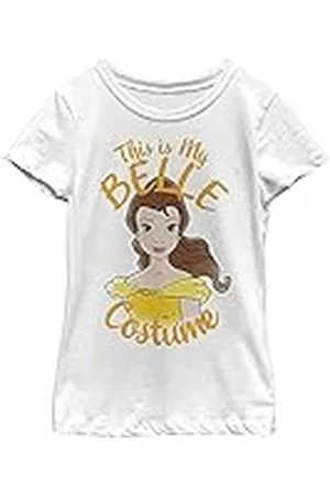 Disney Princess Belle kostuum voor meisjes, solide crew shirt, , XS, , XS, , XS, , XS