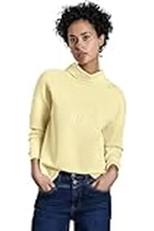 Street one Silk-look shirt met tekst, , 42