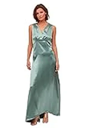 VILA Dames Visittas V-hals S/L Maxi Dress-Noos wikkeljurk, , 34