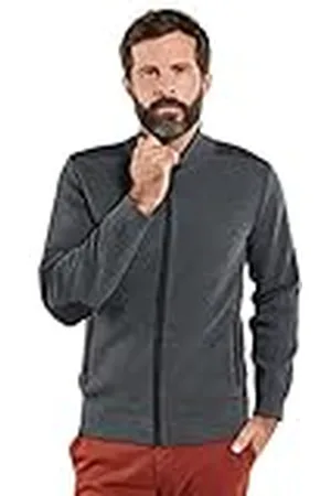 Armor.lux Armor Lux Cardigan - Mesh met hoge dichtheid, Grijs Chinees, S