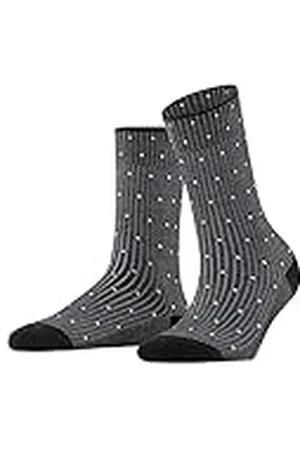 Falke Dames Rib Dot Sokken duurzaam biologisch katoen dun patroon 1 paar, , 40 EU