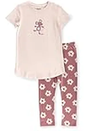 sigikid Tweedelige pyjama voor meisjes, biologisch katoen, zomer, nachtkleding, pyjamaset, , 128