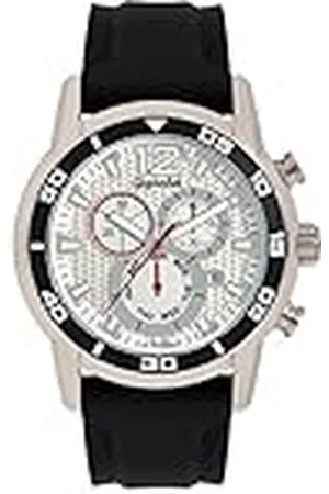 Gigandet ISA Swiss 2VNAG14/004 Analoog herenhorloge met chronograaf kwartsuurwerk met siliconen armband