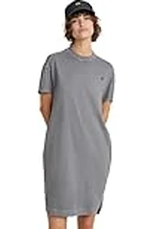 G-Star Raw Overdyed losse T-shirtjurk voor dames, casual jurk, , XL