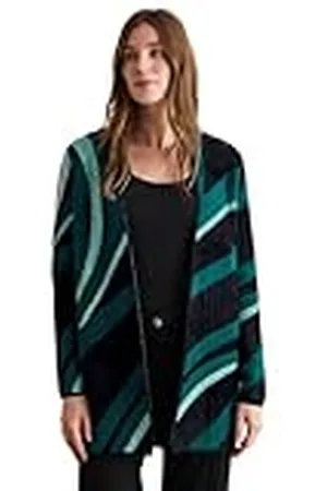CECIL Damesvest met veren garen, , M