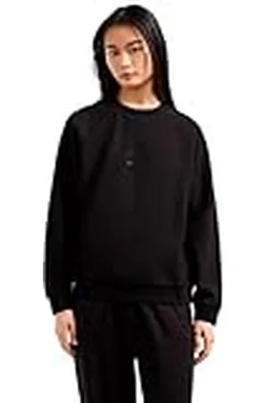 Armani Exchange Dames Icon Project, glanzend logo, ronde hals sweatshirt, , L
