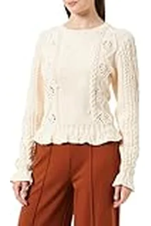 7 for all Mankind Bobble Sweater Cotton Cream, , S