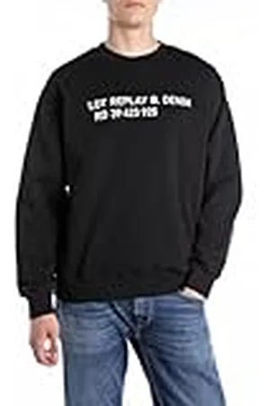 Replay Heren regular fit sweatshirt katoen, , M