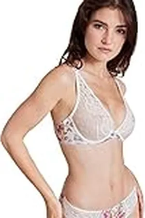 Aubade Magic Garden Plunge Bra, Candy, 80C Womens