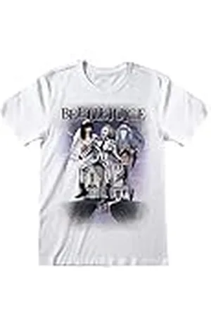BEETLEJUICE Poster T-shirt voor volwassenen, , 100% katoen, shirt met korte mouwen voor heren, dames | Officiële Merchandise, , M