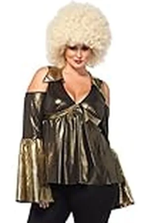 Leg Avenue 85596X 85596X-2Tl Set Disco Diva, 3X-4X, Dames carnavalkostuum, , Maat: 3XL/4XL (EUR 52-56)